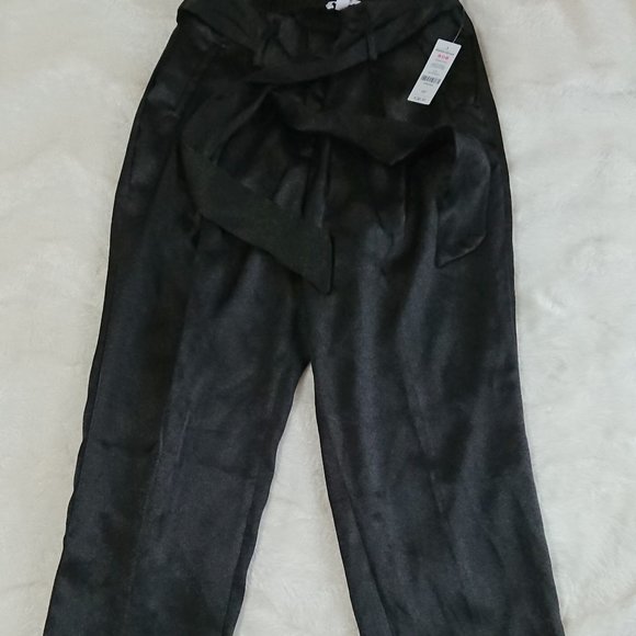 NWT Ardene shiny, polyester, black pants. S - Picture 1 of 2